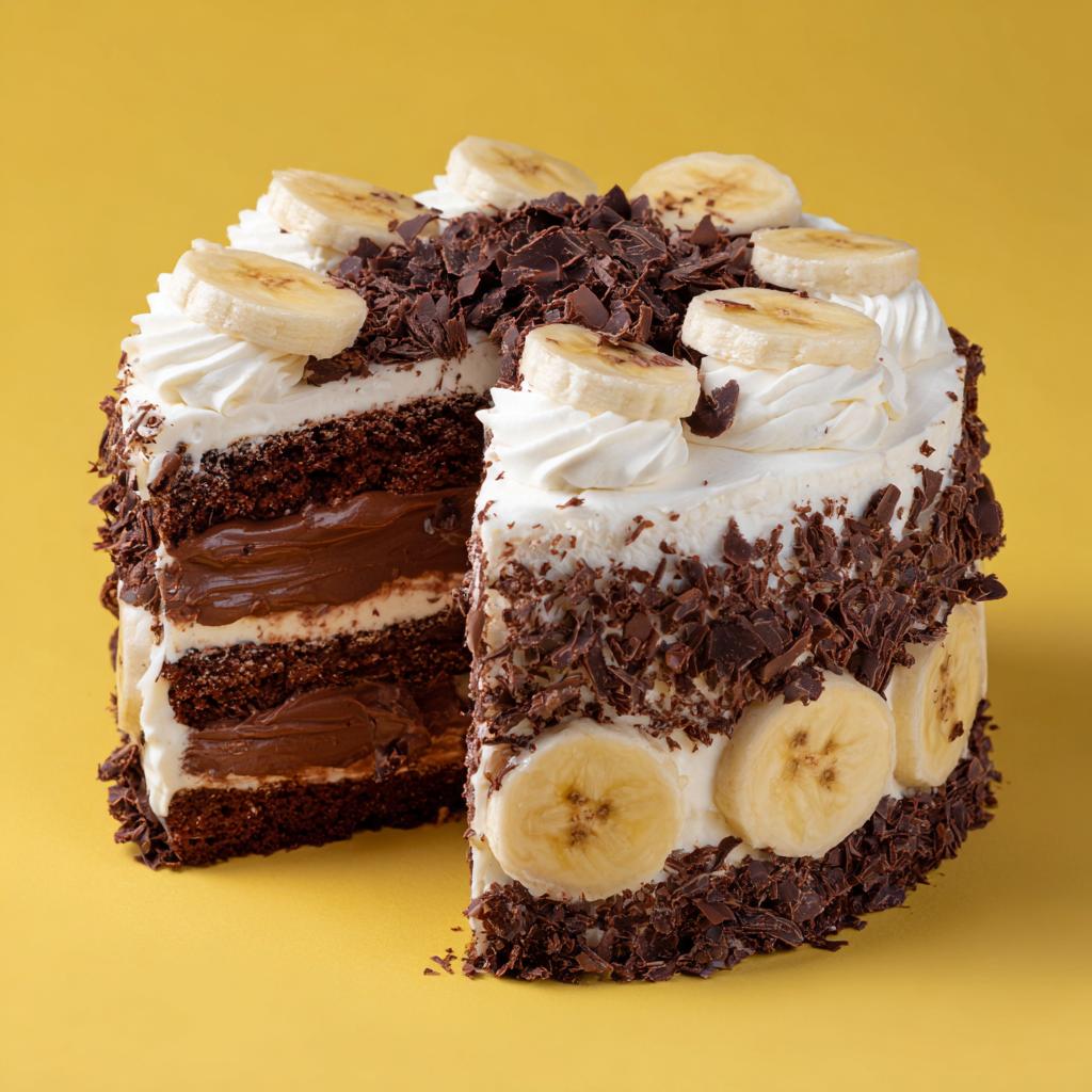Tort z Nutellą i Bananem - detail 1