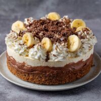 Tort z Nutellą i Bananem