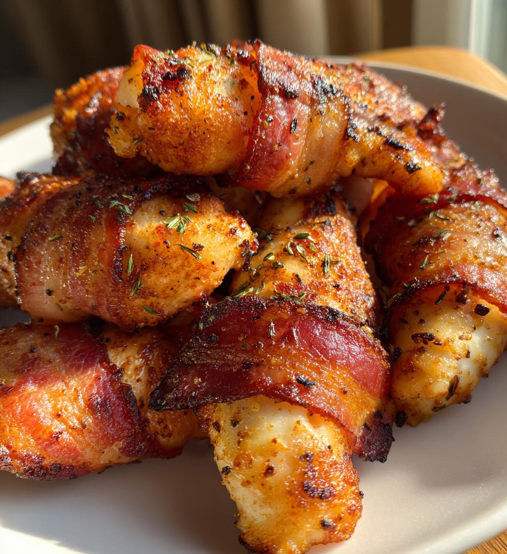 air fryer bacon wrapped chicken tenders recipe a must try - detail 1