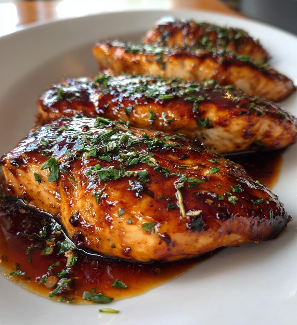 air fryer balsamic glazed chicken fillet recipe