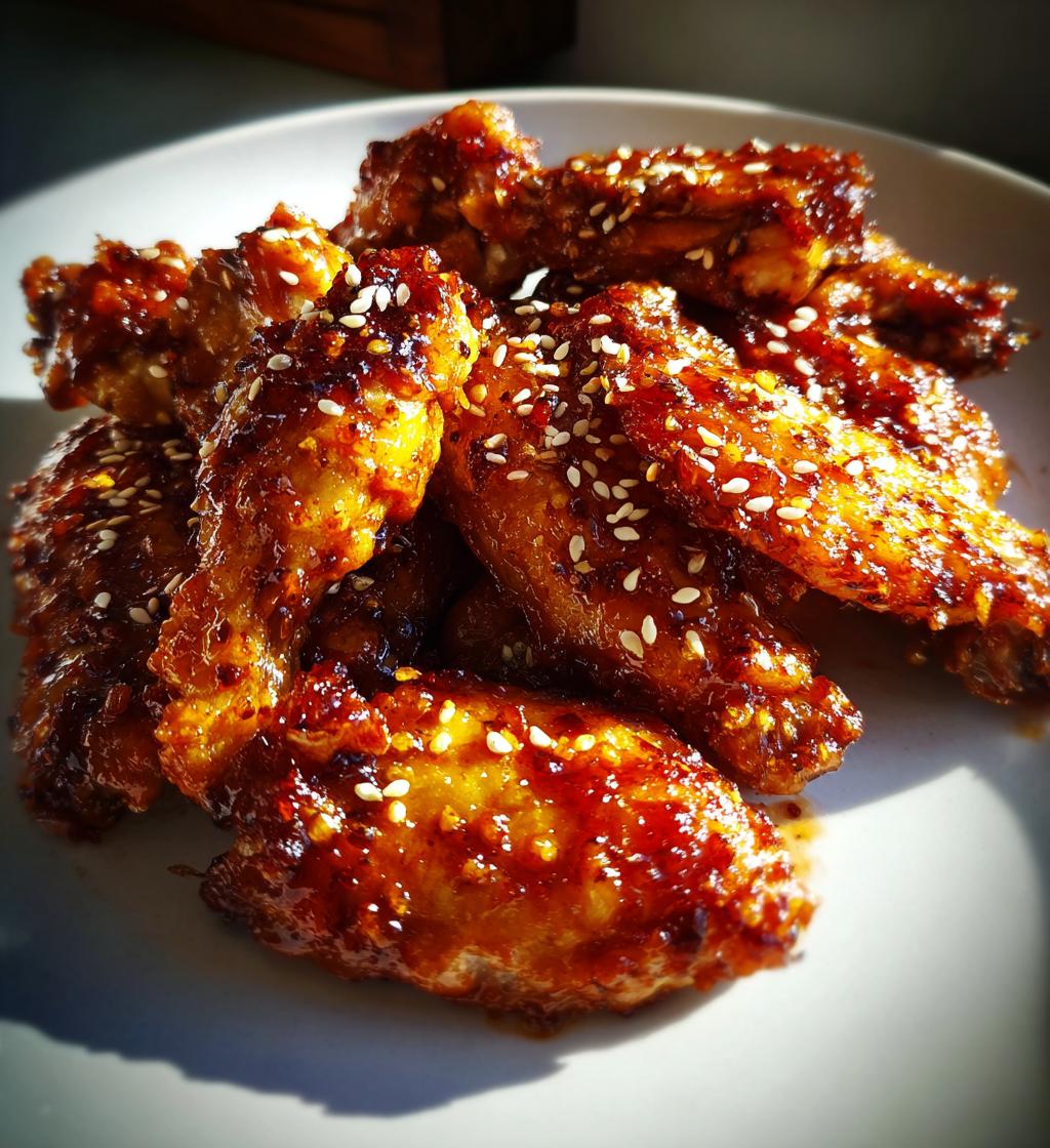 air fryer bbq chicken wings recipe - detail 1