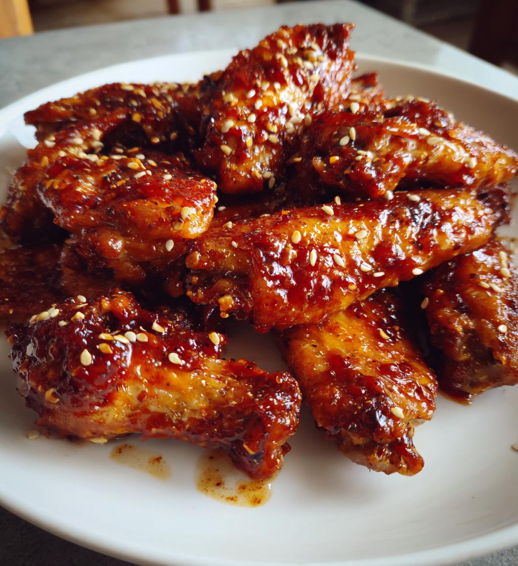 air fryer bbq chicken wings recipe