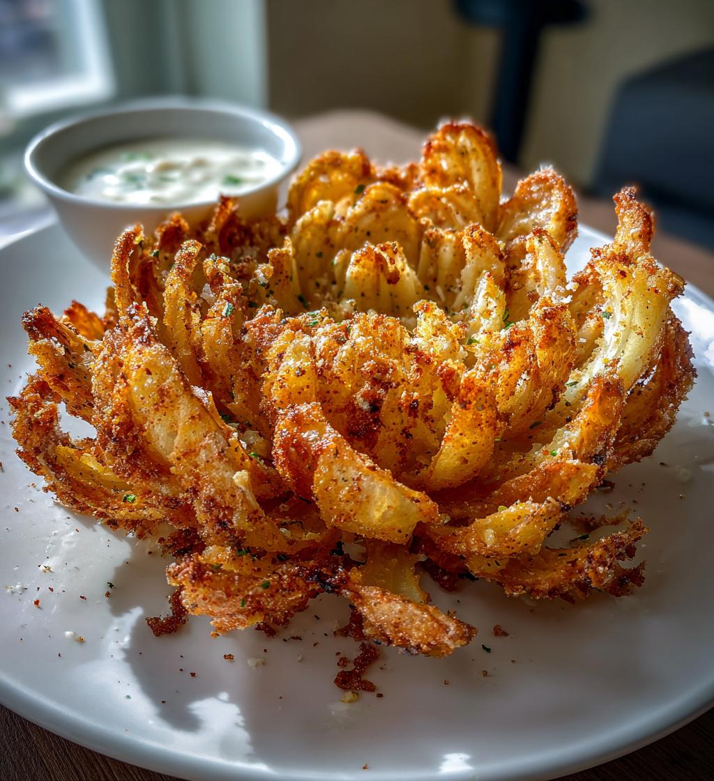 air fryer blooming onion recipe crispy easy - detail 1