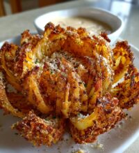 air fryer blooming onion recipe crispy easy