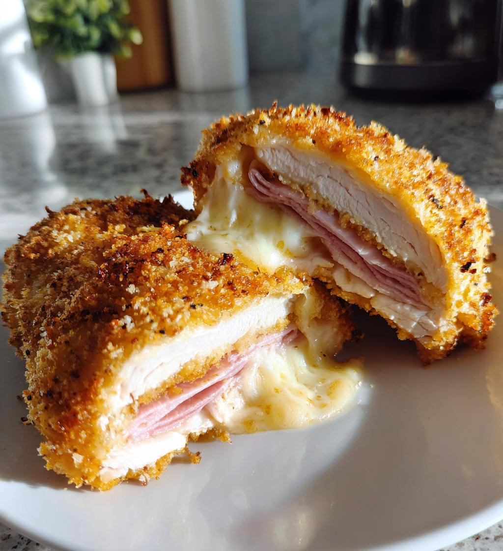 air fryer chicken cordon bleu recipe