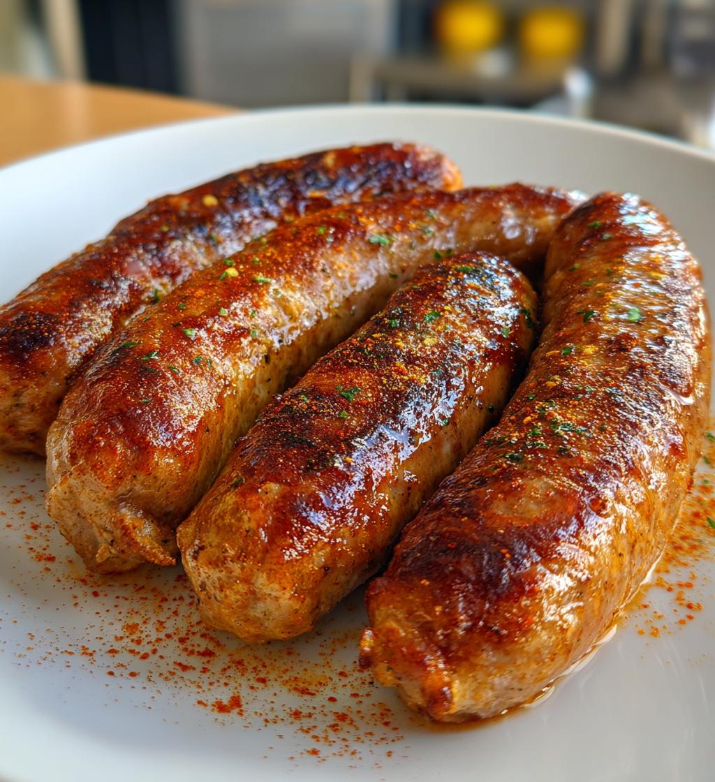 air fryer chicken sausages discover a healthier delight - detail 1
