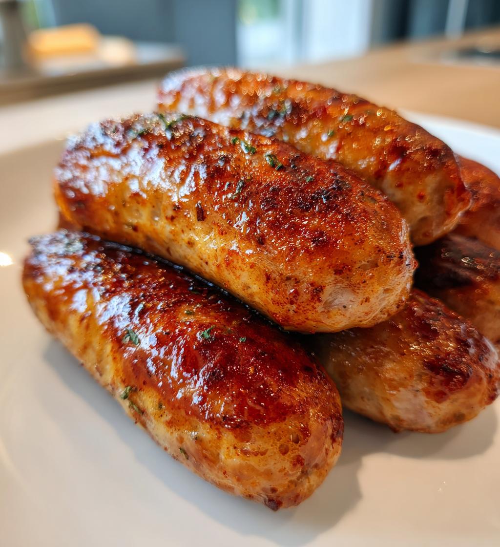 air fryer chicken sausages discover a healthier delight