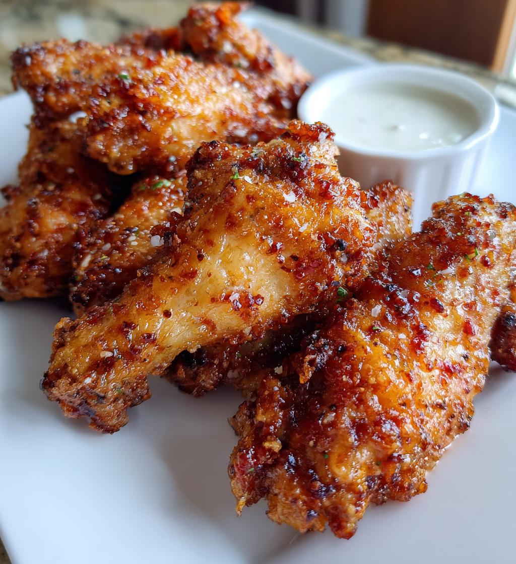 air fryer chicken wings are a delicious snack option - detail 1