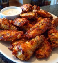 air fryer chicken wings are a delicious snack option