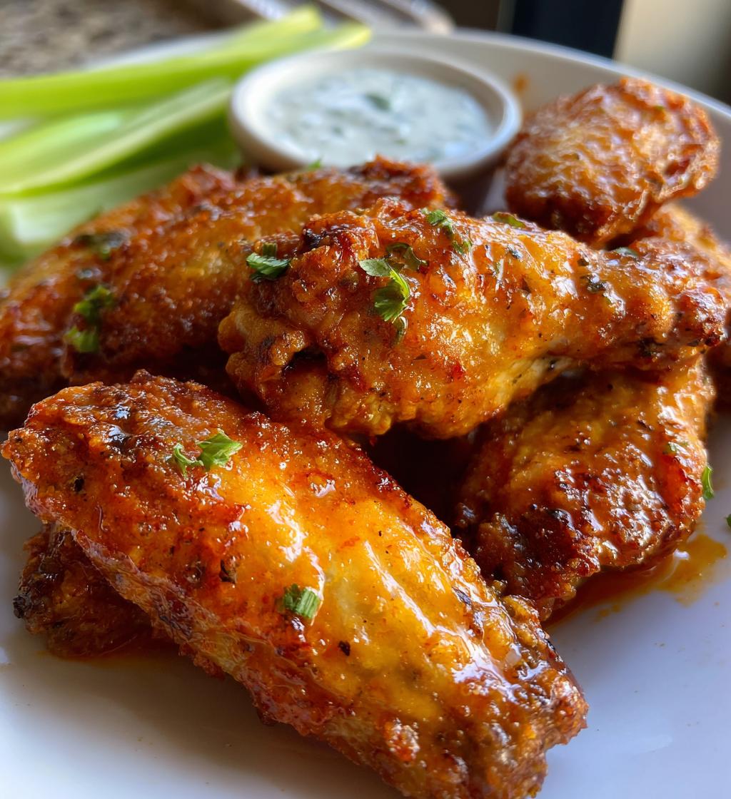 air fryer chicken wings buffalo style are a must try - detail 1
