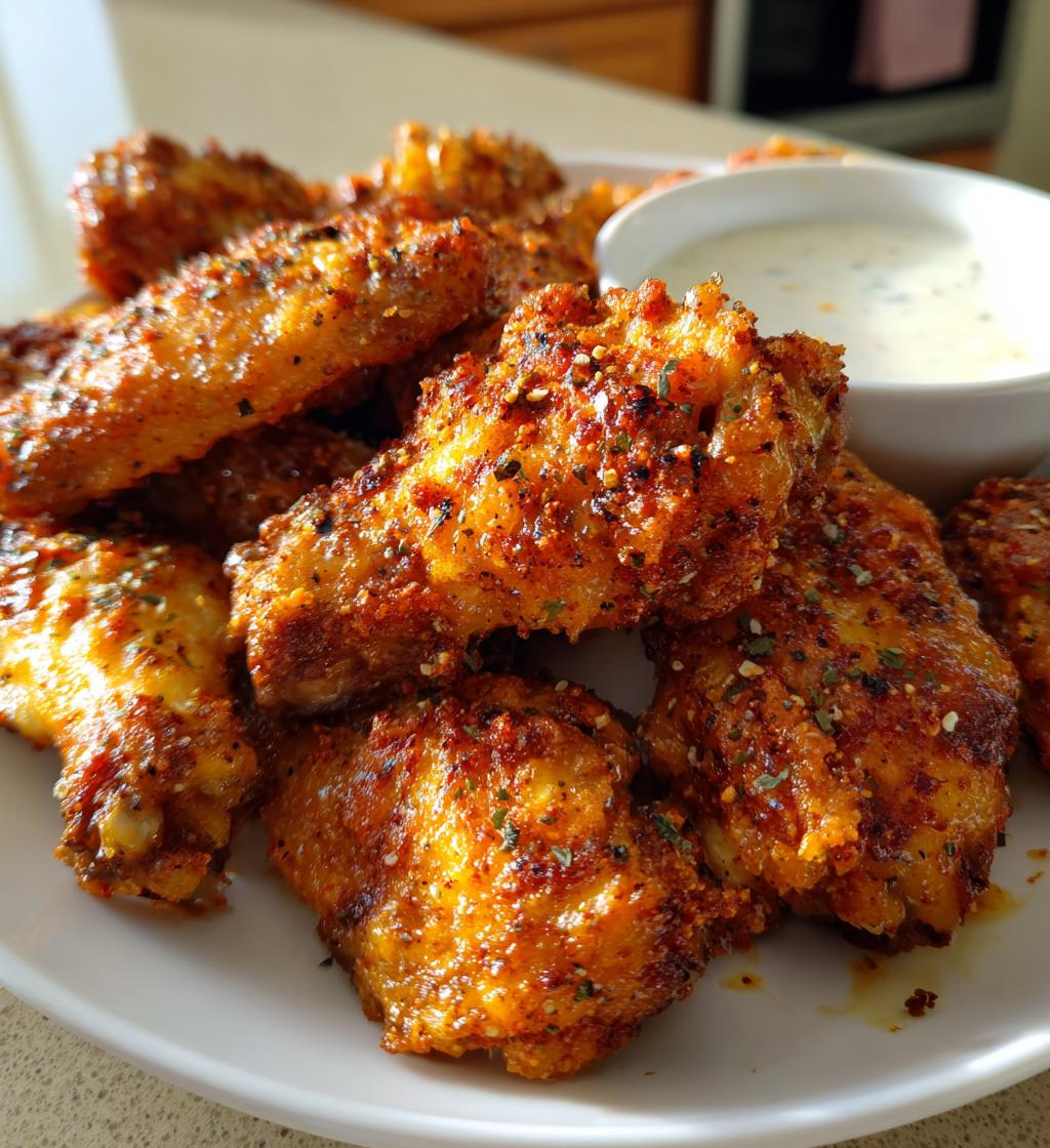 air fryer chicken wings crispy delights recipe - detail 1