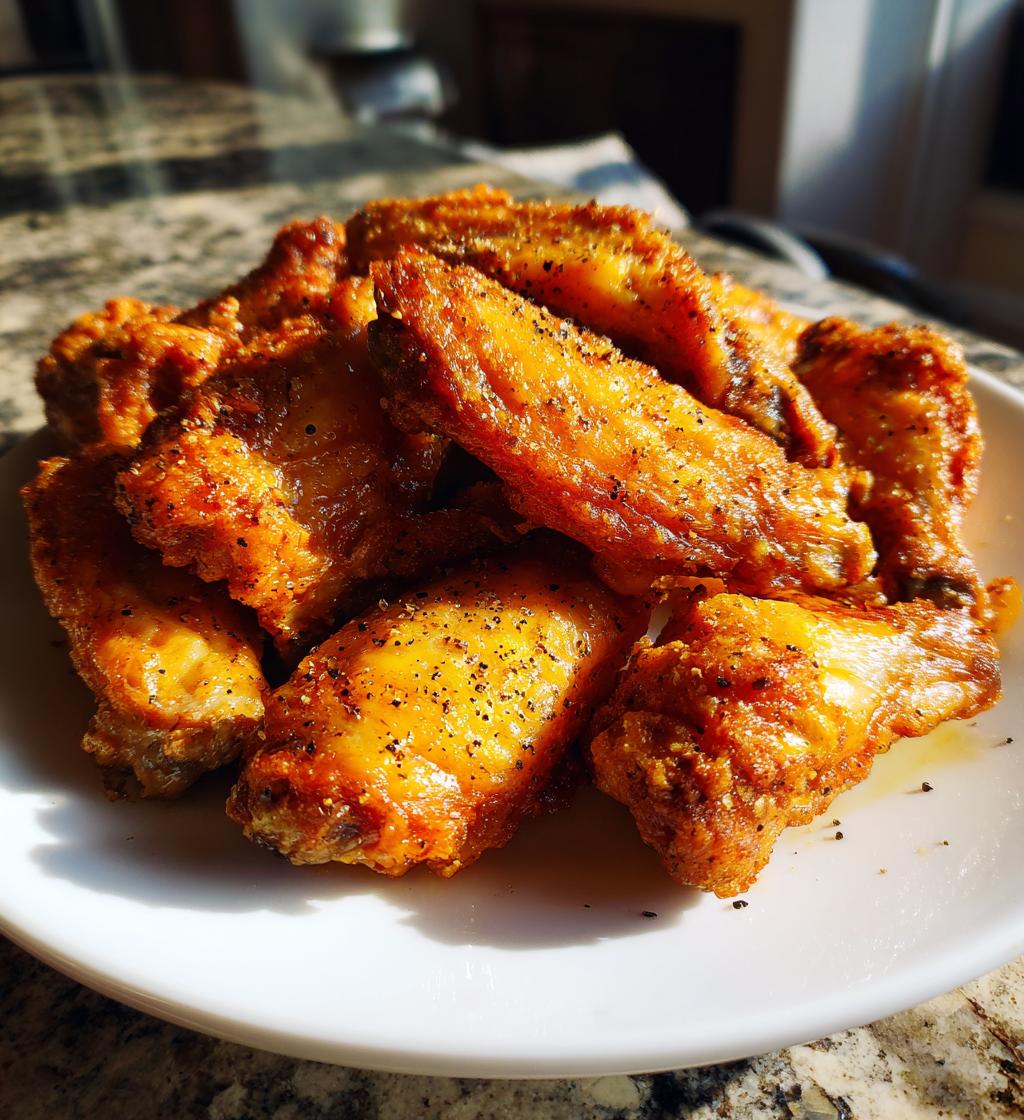 air fryer classic salt pepper wings recipe - detail 1