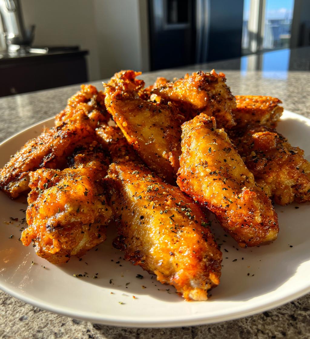 air fryer classic salt pepper wings recipe