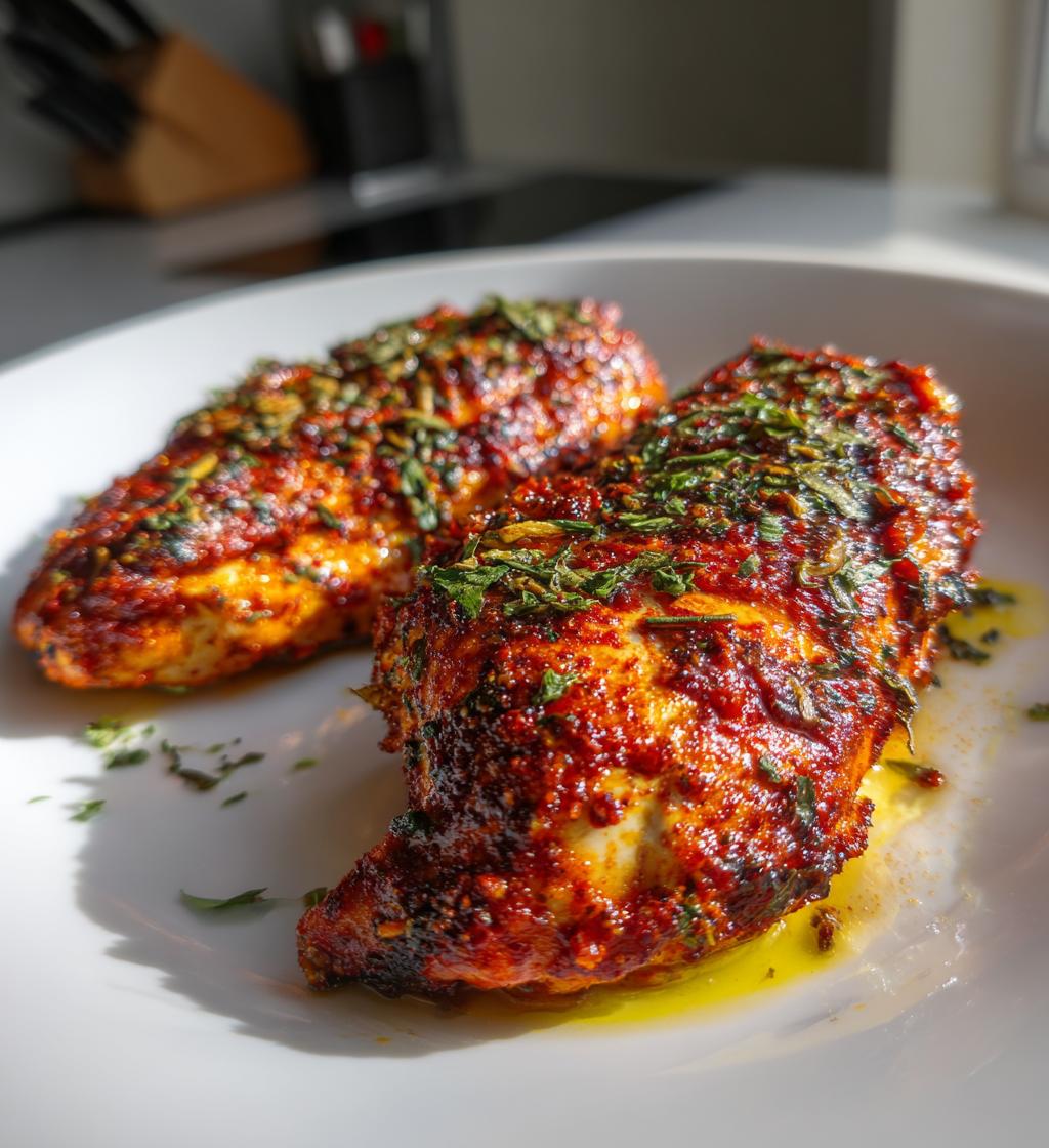 air fryer harissa chicken fillet recipe