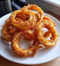 air fryer onion rings crispy delicious recipe