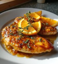 air fryer orange glazed chicken fillet recipe