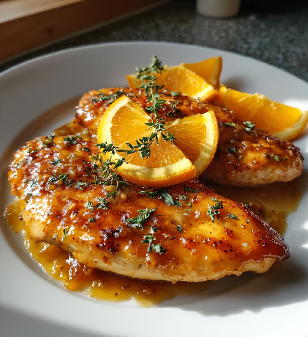 air fryer orange glazed chicken fillet recipe