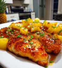 air fryer pineapple teriyaki chicken fillet recipe