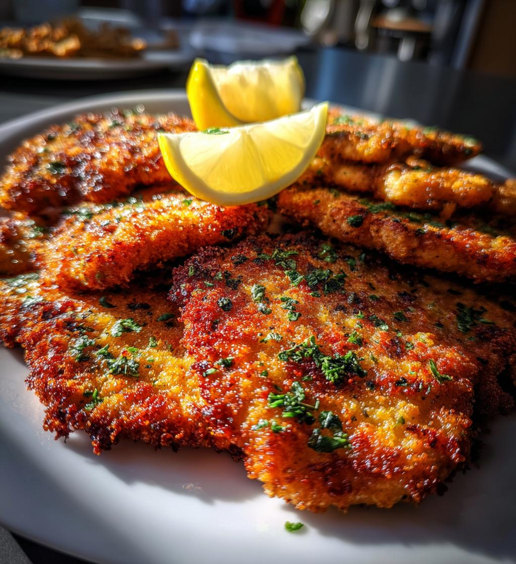air fryer pork schnitzel recipe - detail 1