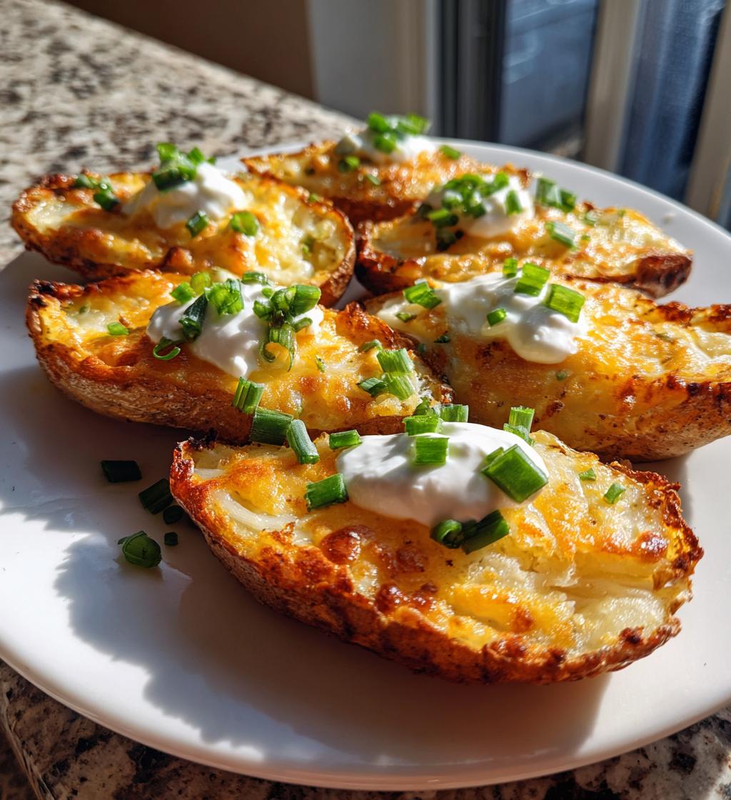 air fryer potato skins deliciously crispy appetizer - detail 1