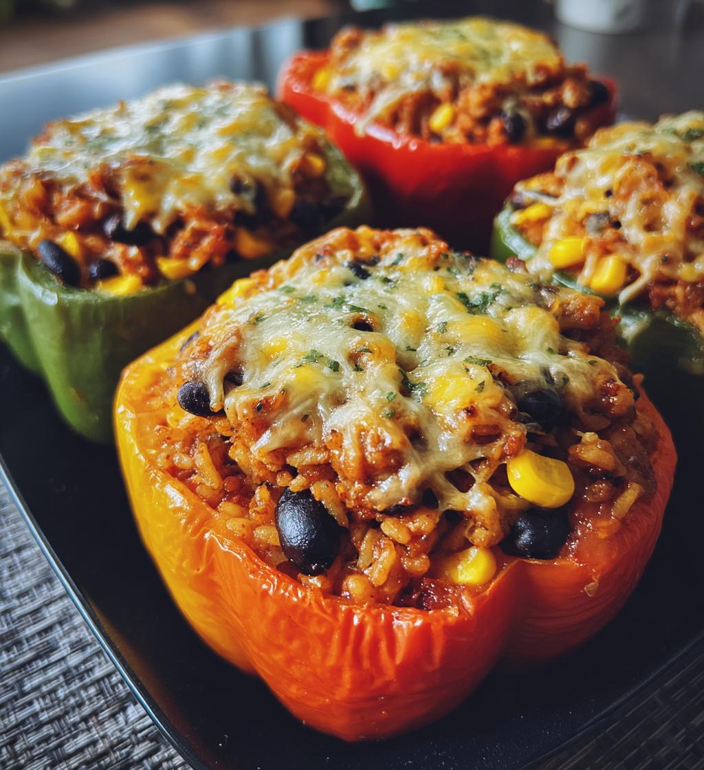 air fryer stuffed bell peppers a delicious family favorite