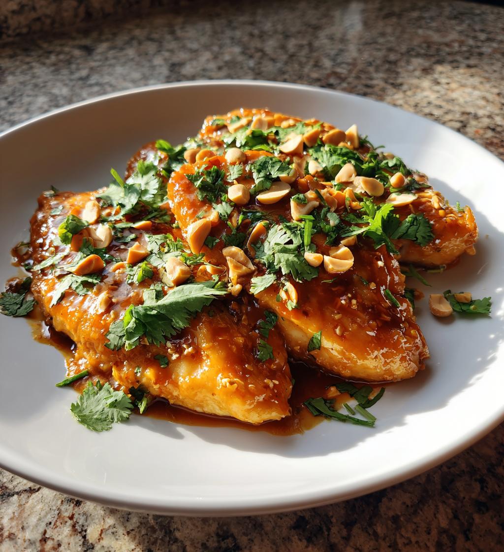 air fryer thai peanut chicken fillet recipe - detail 1