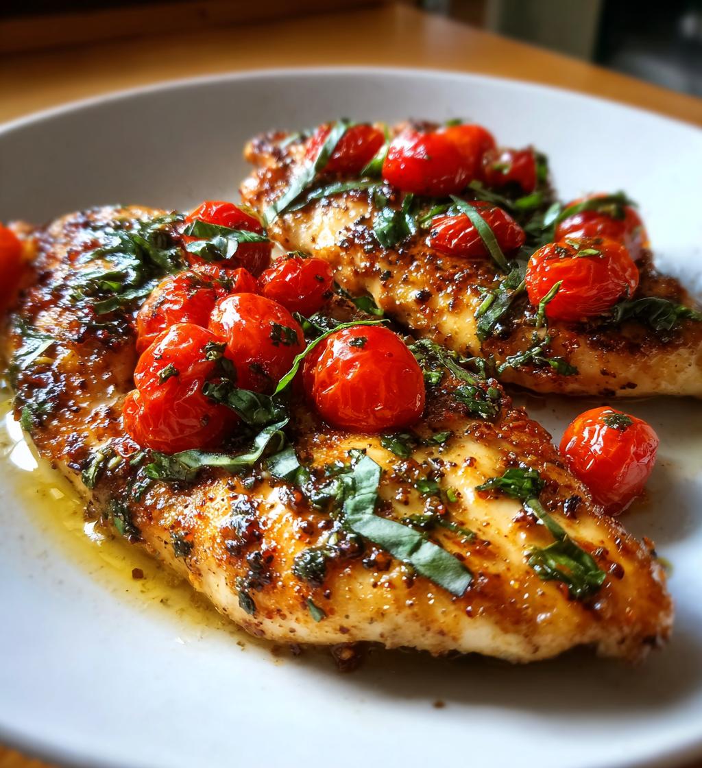 air fryer tomato basil chicken fillet recipe - detail 1