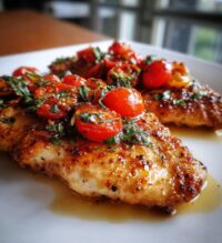 air fryer tomato basil chicken fillet recipe