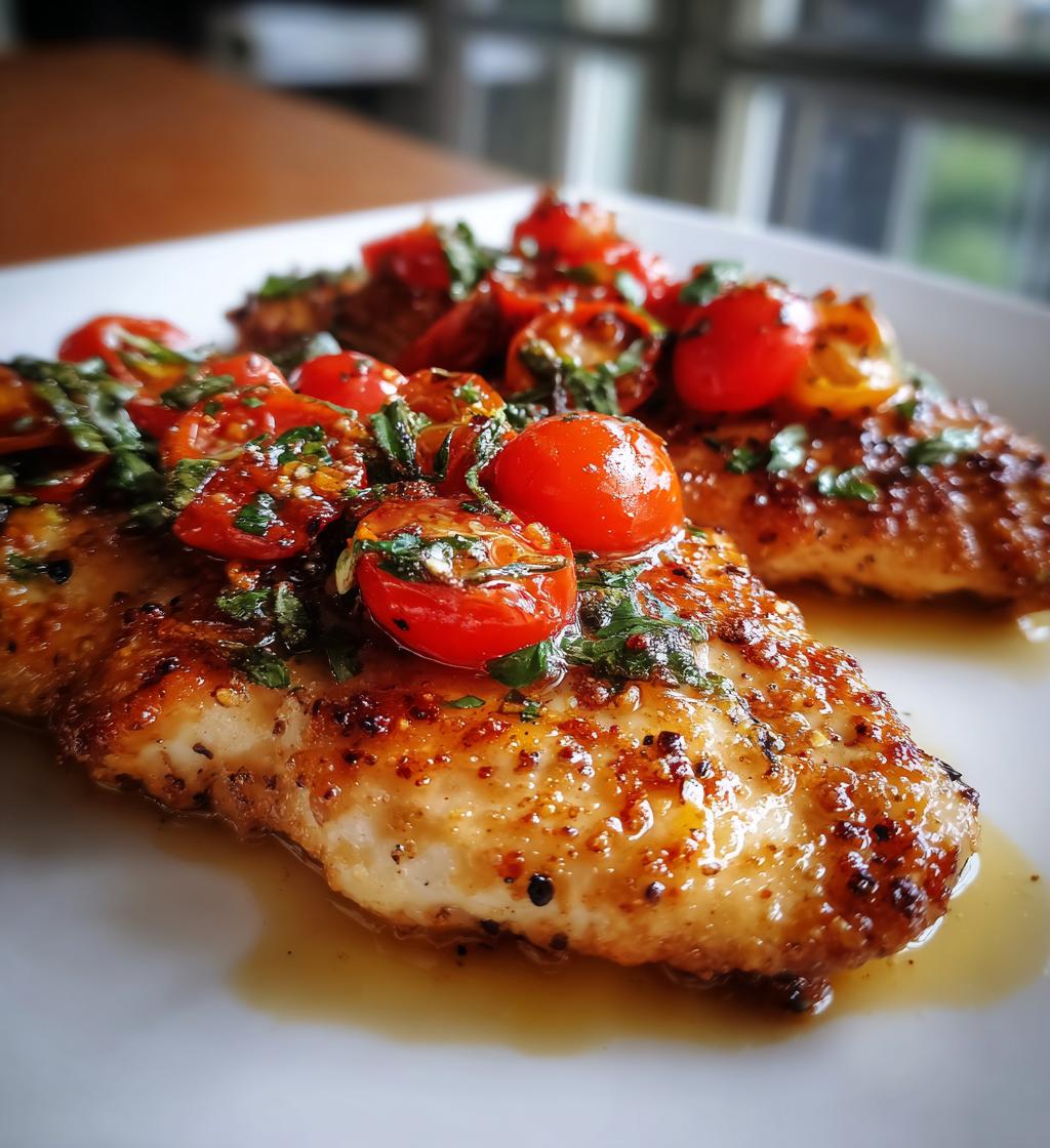 air fryer tomato basil chicken fillet recipe