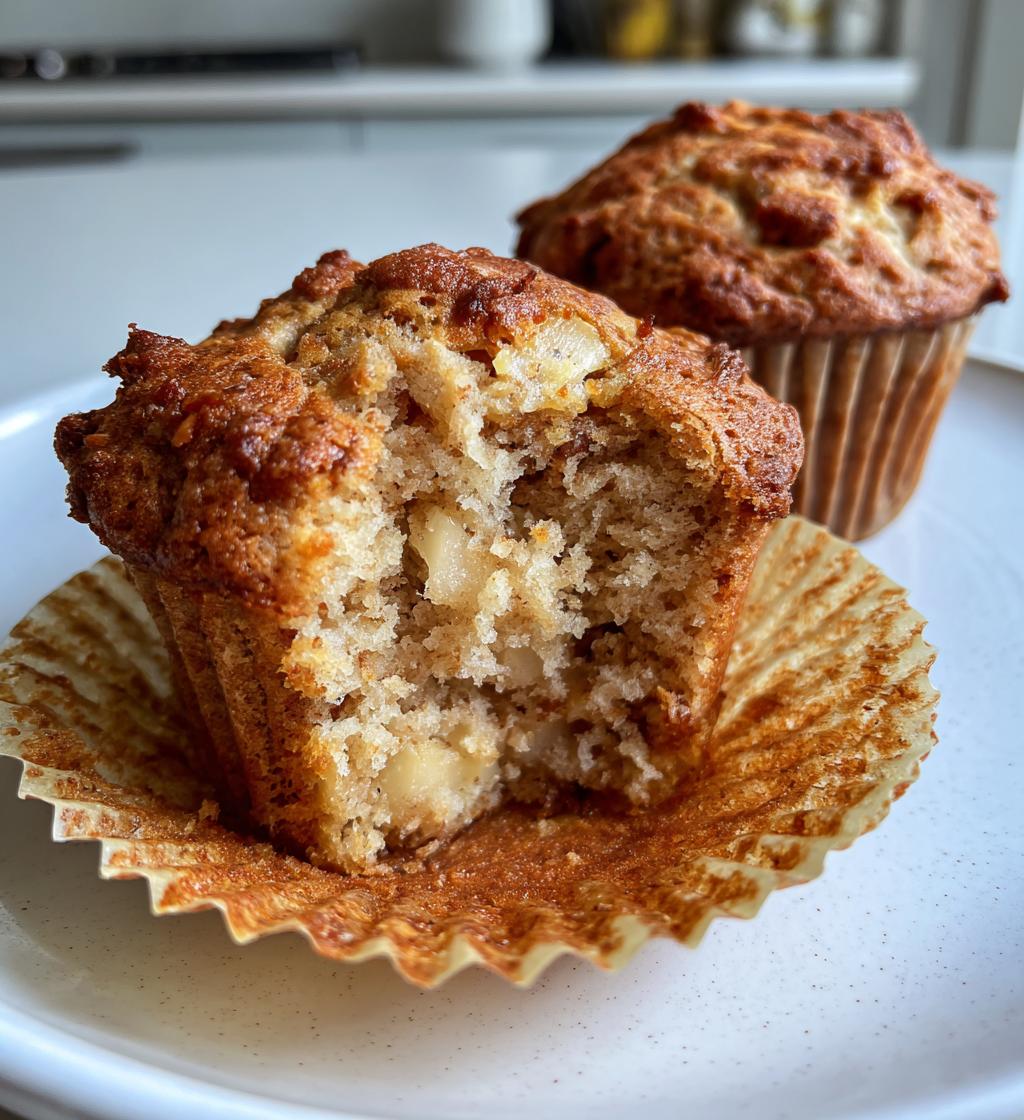 apple buckwheat muffins gluten free dairy free - detail 1