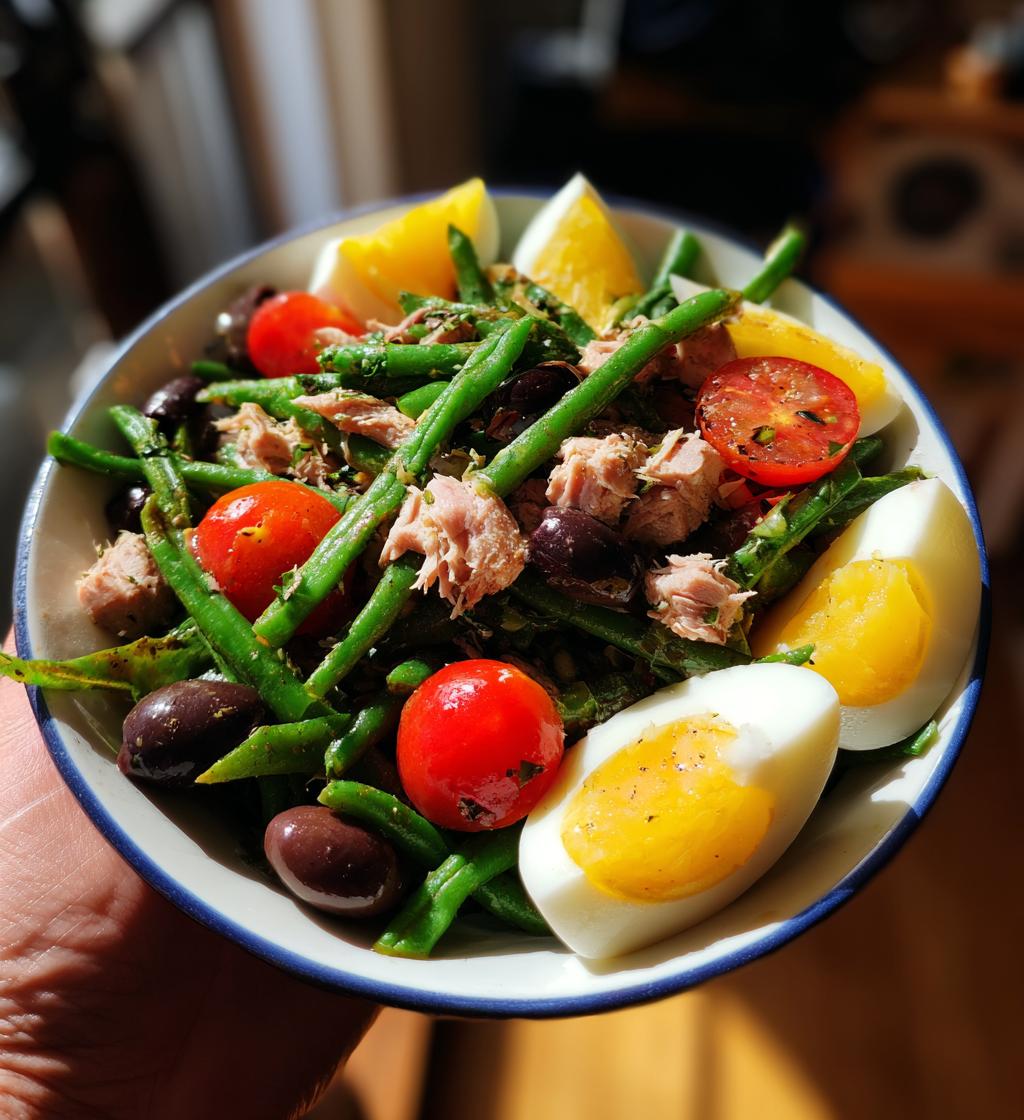 authentic salade nicoise recipe easy french meal - detail 1