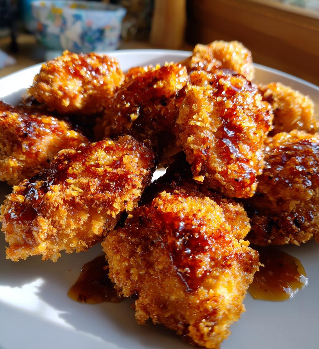 baked crunchy hot honey chicken is a must try dish