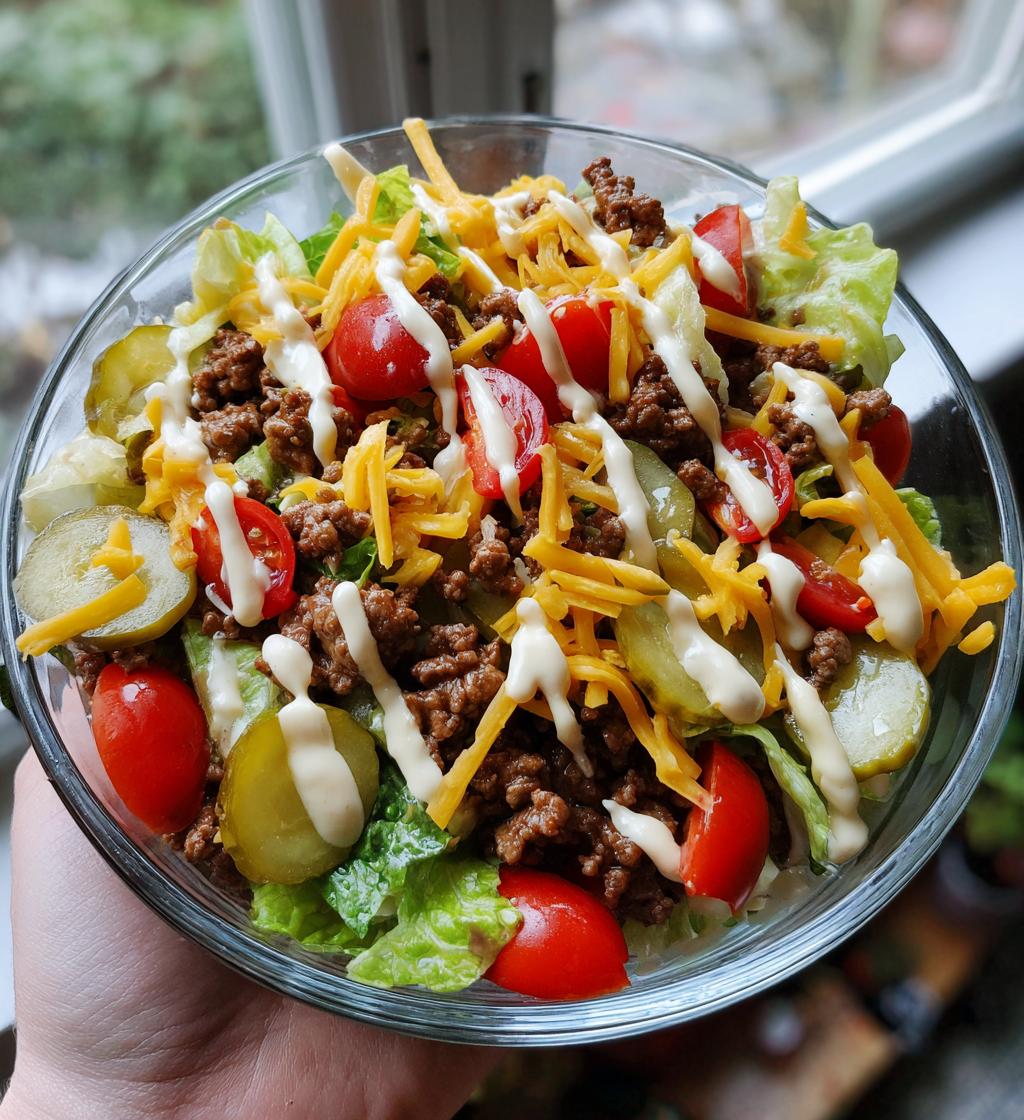 big mac salad recipe