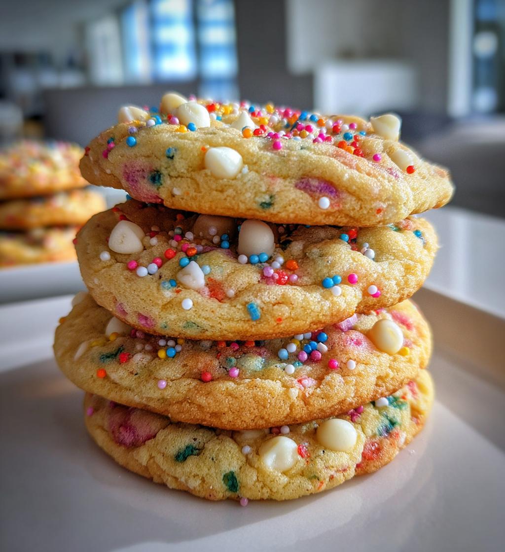 birthday cake cookies are a delightful treat - detail 1