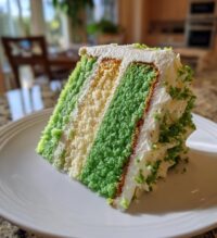 birthday cake green is a delicious dessert option