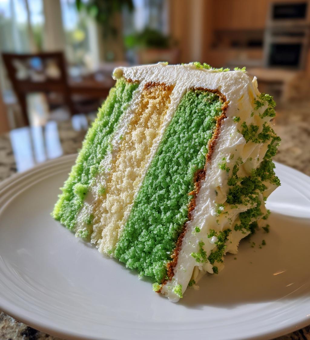 birthday cake green is a delicious dessert option