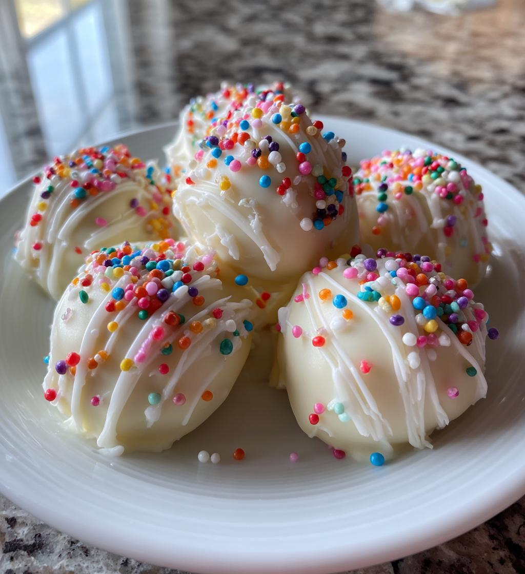 birthday cake truffles recipe easy dessert