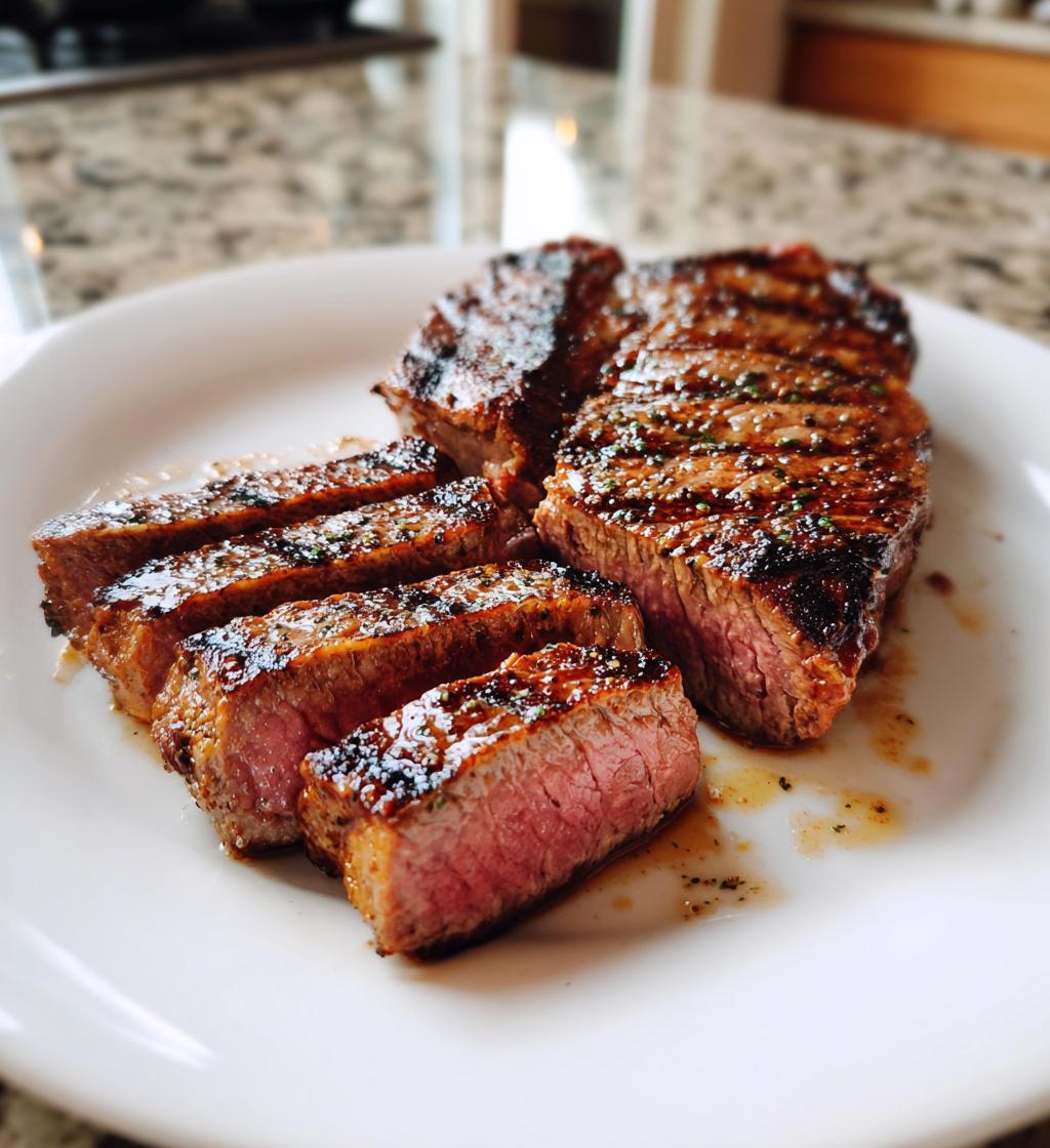 bourbon marinated steak recipe - detail 1