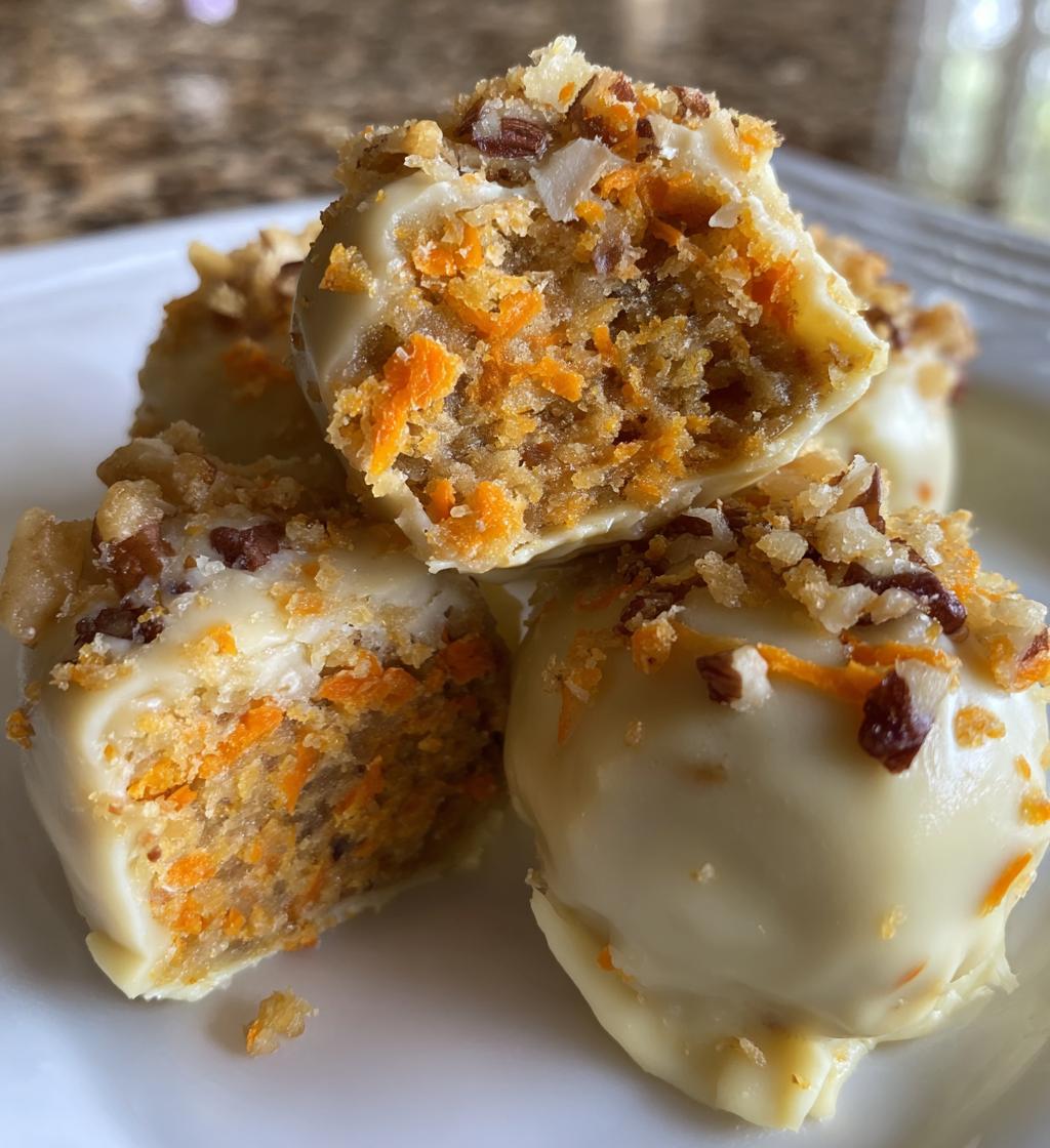 carrot cake truffles recipe - detail 1