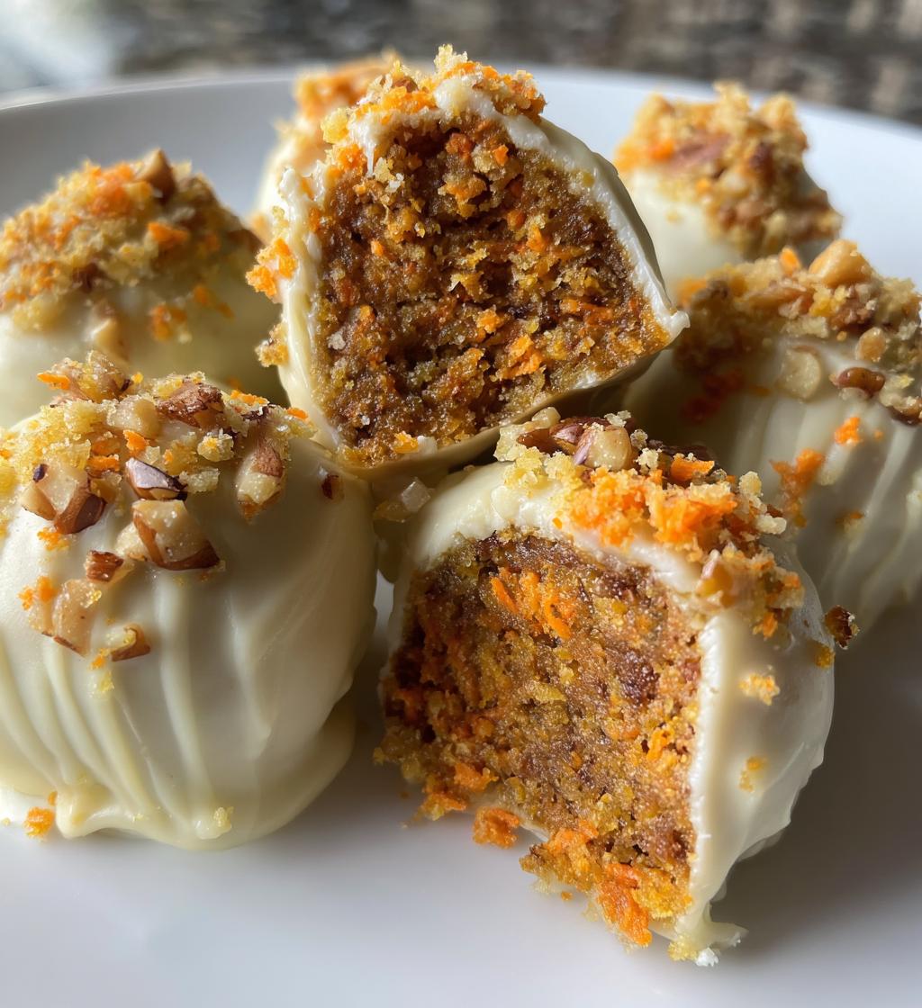 carrot cake truffles recipe