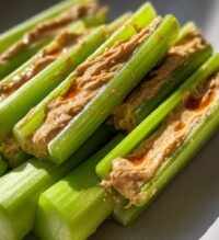 celery with almond butter recipe