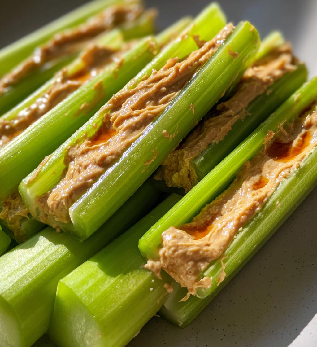 celery with almond butter recipe