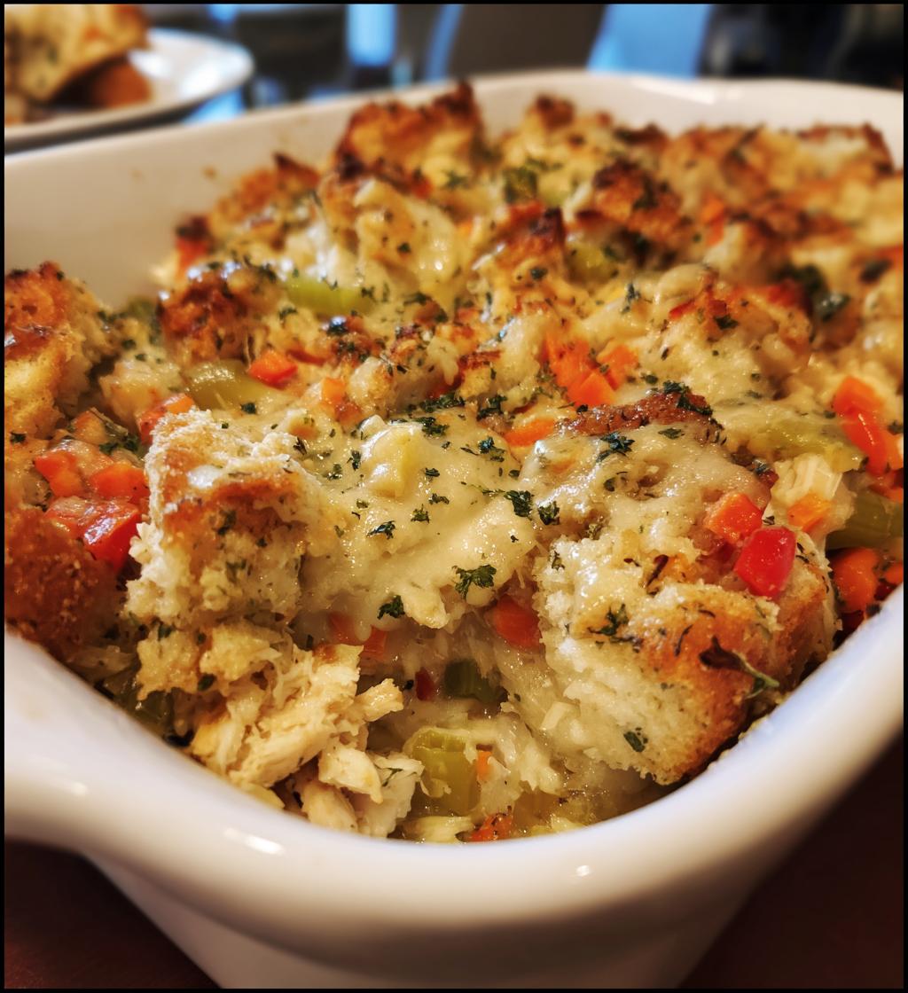 chicken dressing casserole stove top recipe