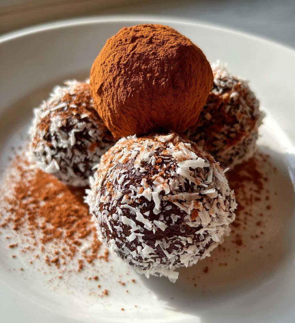 chocolate coconut truffles recipe
