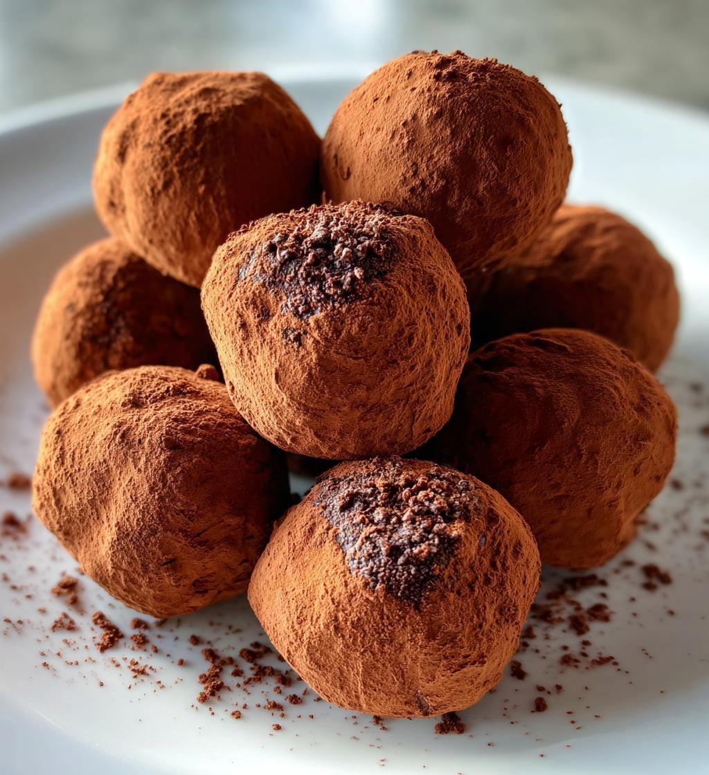 chocolate hazelnut truffles recipe - detail 1