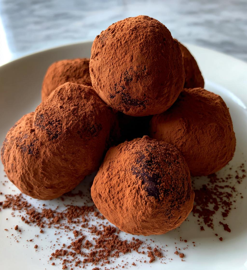 chocolate mint truffles recipe easy dessert