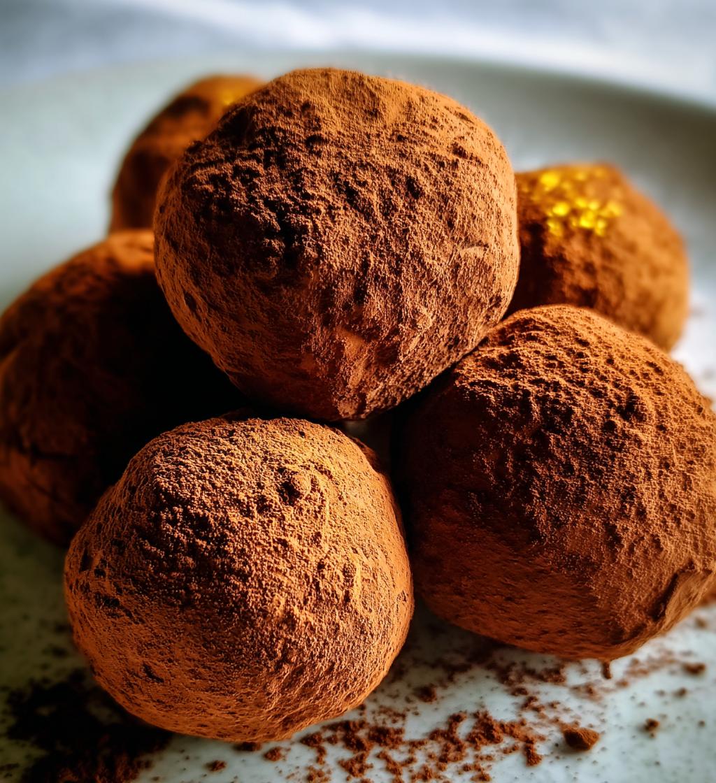 chocolate orange truffles recipe easy homemade - detail 1