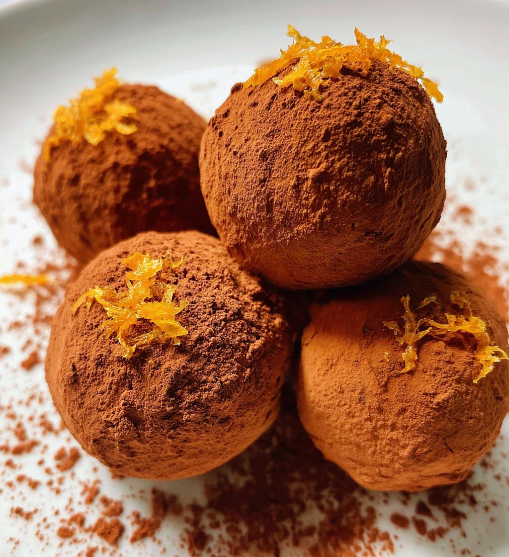 chocolate orange truffles recipe easy homemade