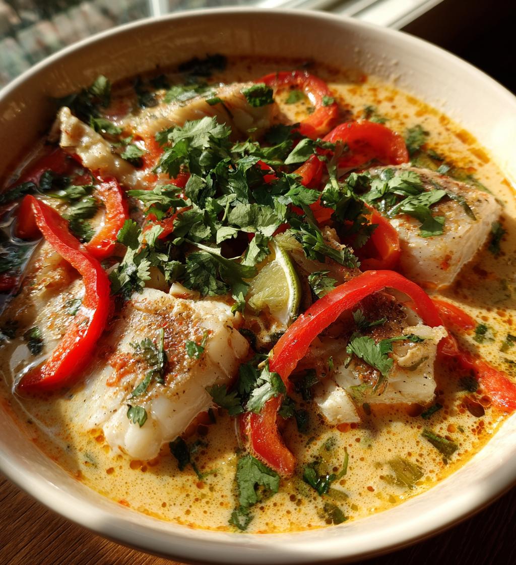 coconut lime fish soup is a delicious recipe - detail 1