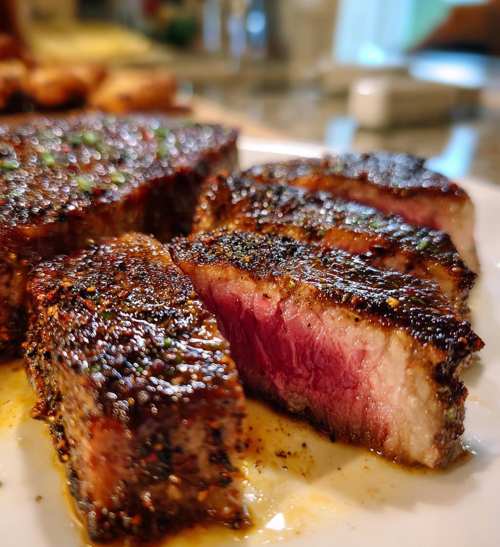coffee rubbed steak recipe - detail 1